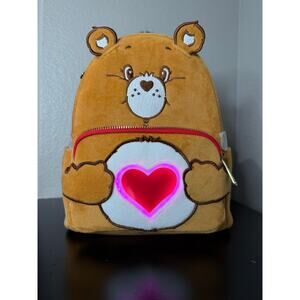 Loungefly Loungefly Care Bears Tenderheart  Plush cosplay light up backpack NWT